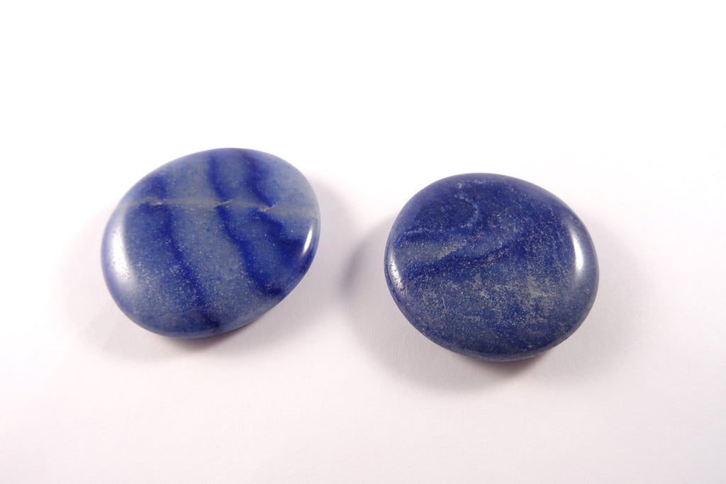 Blauquarz - Seifenstein rund