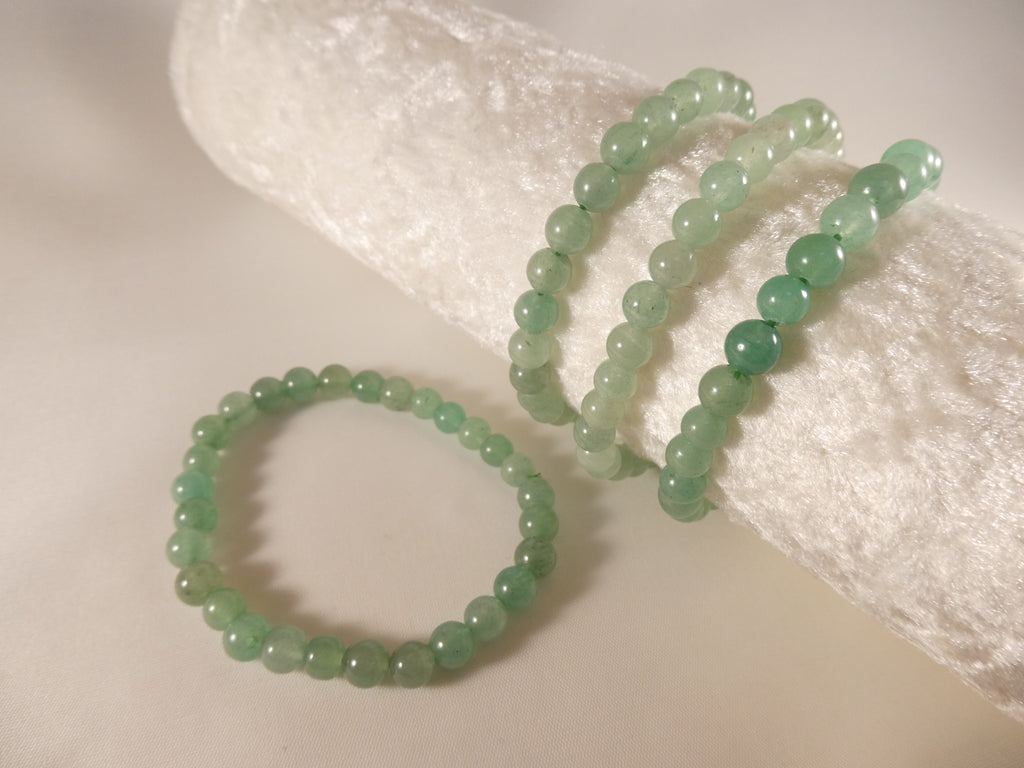 Aventurin Grün - Kugelarmband - 6mm + 8mm