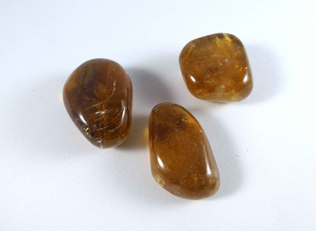 Calcit - Honigcalcit - Trommelstein