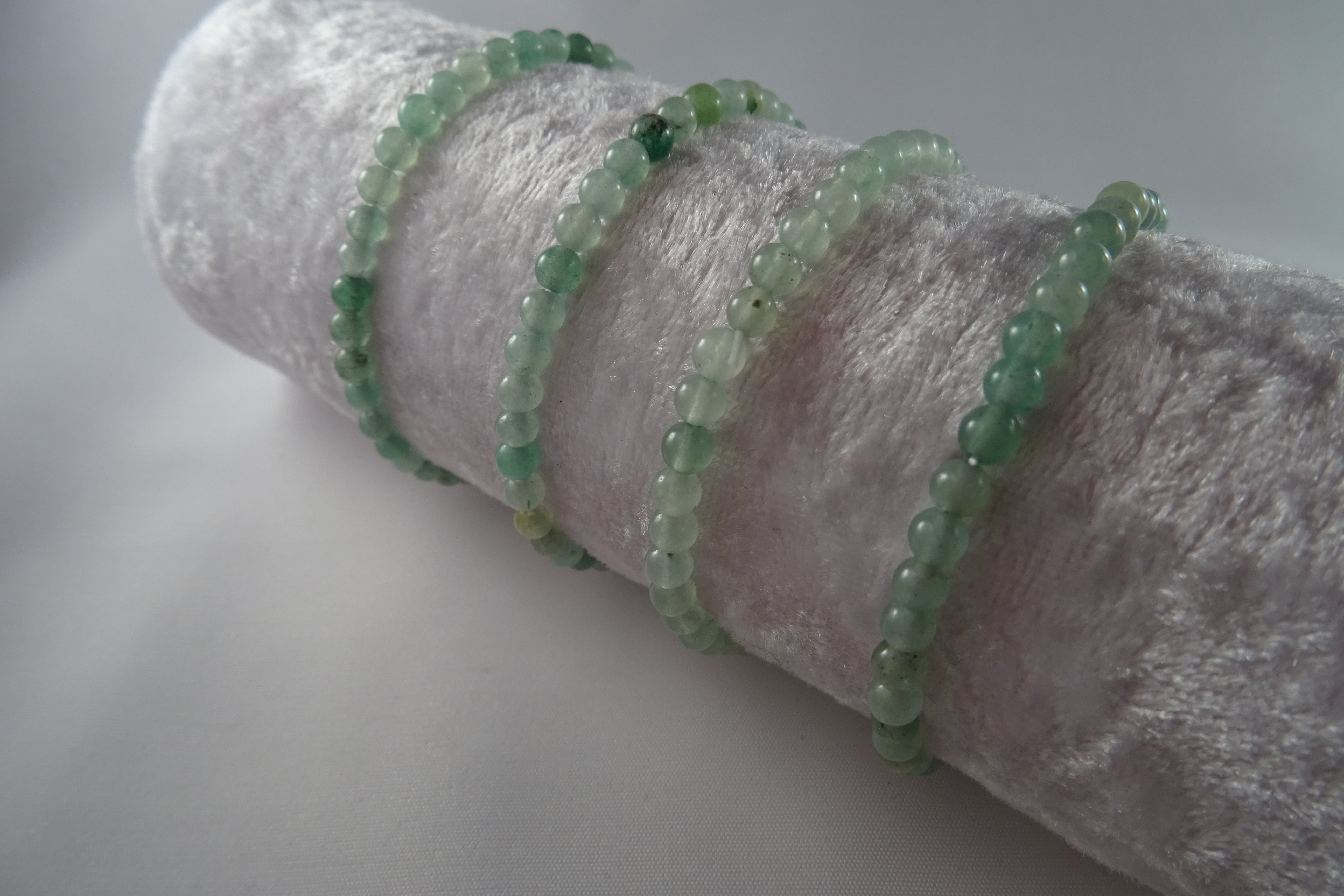 Aventurin Grün - Kugelarmband (4mm)