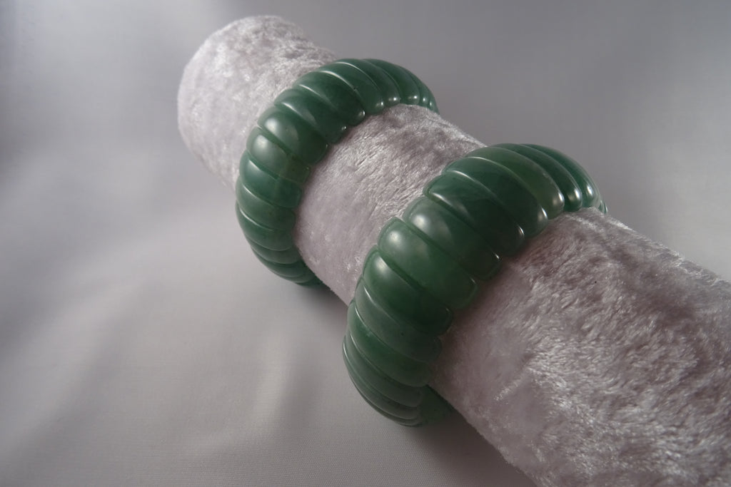 Aventurin Grün - Spangenarmband (Breite: 20mm)