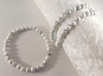 Magnesit - Armband - Kugel 6 mm