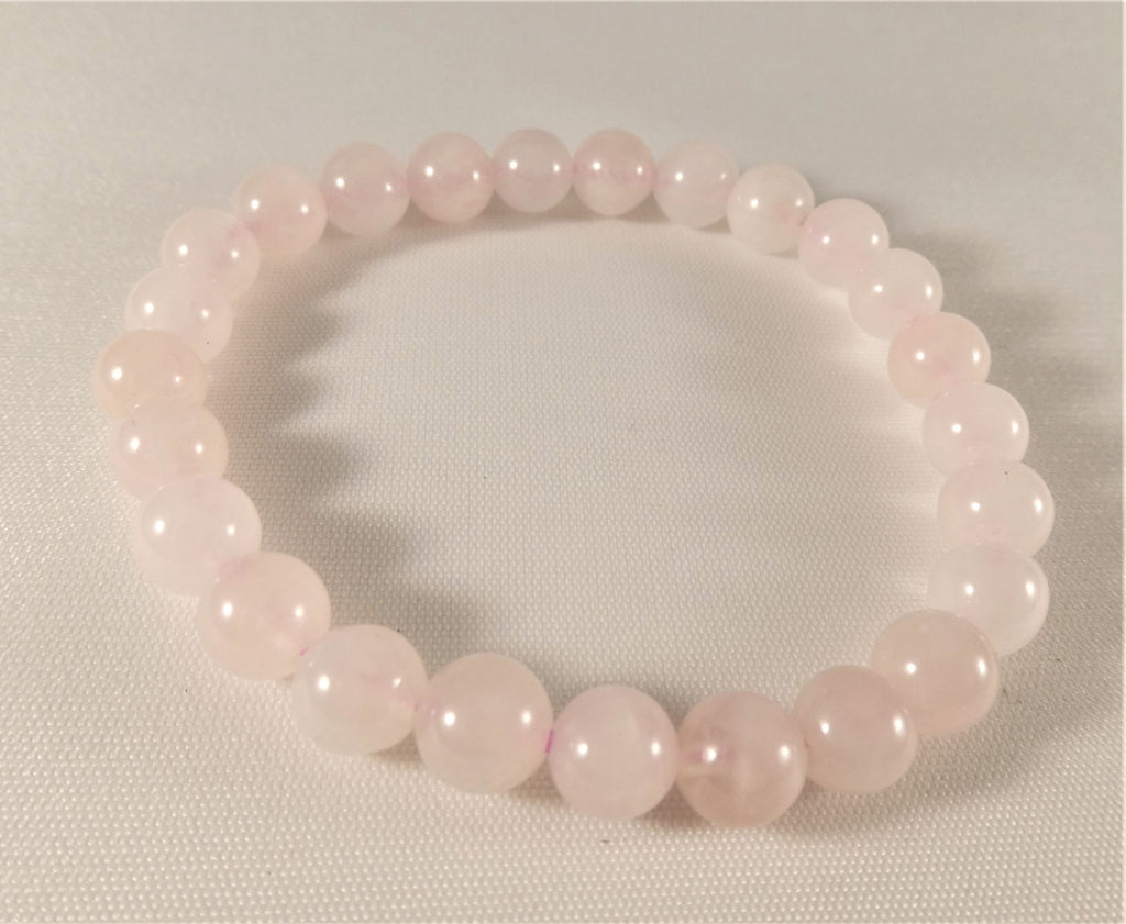 Rosenquarz - Armband Kinder - Kugel 6mm