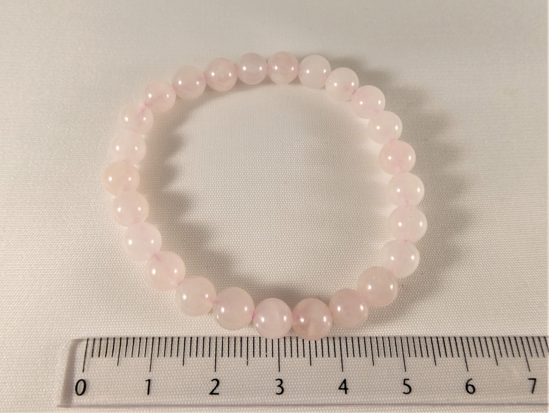 Rosenquarz - Armband Kinder - Kugel 6mm
