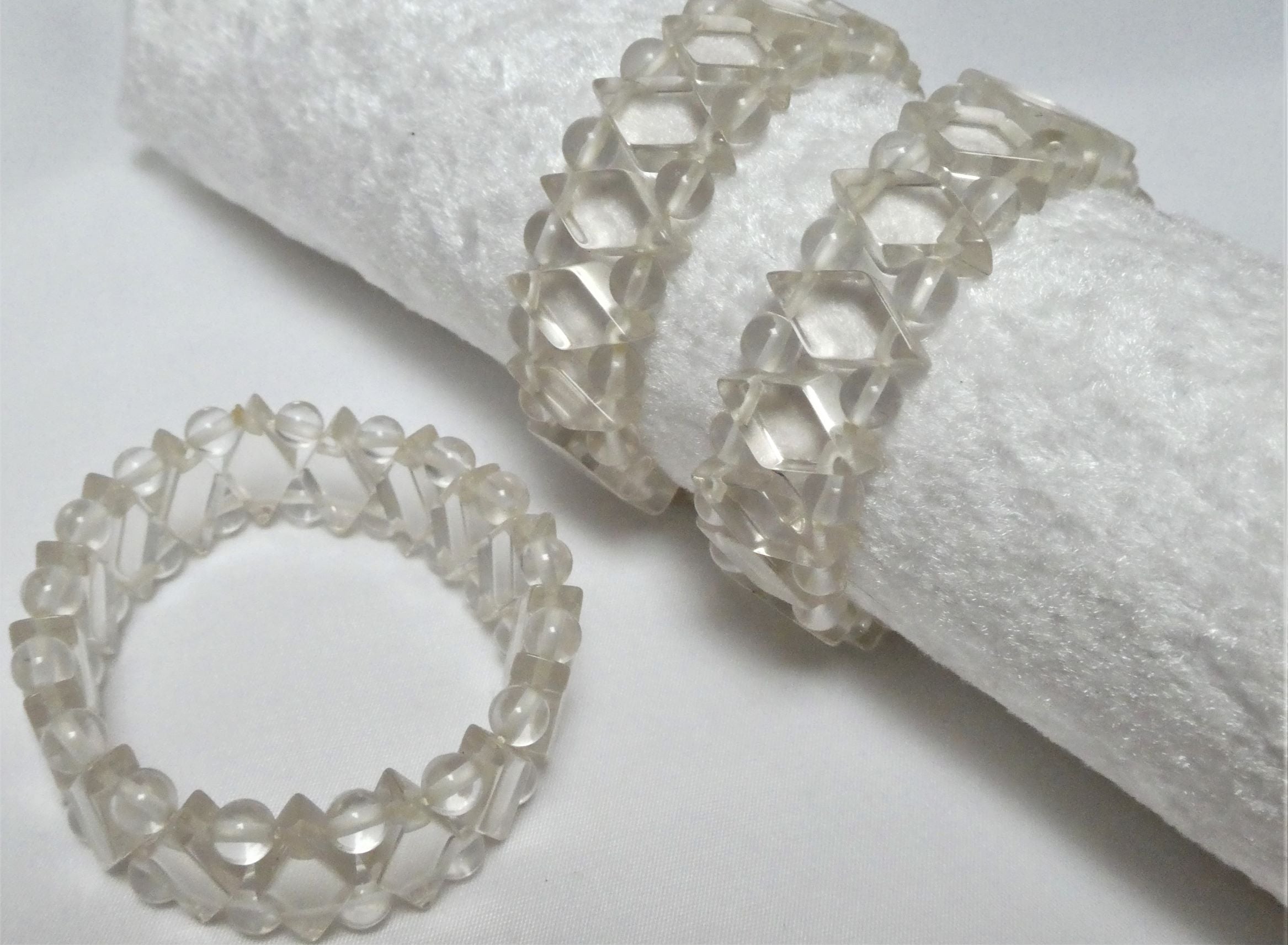 Bergkristall - Armband - Rauten