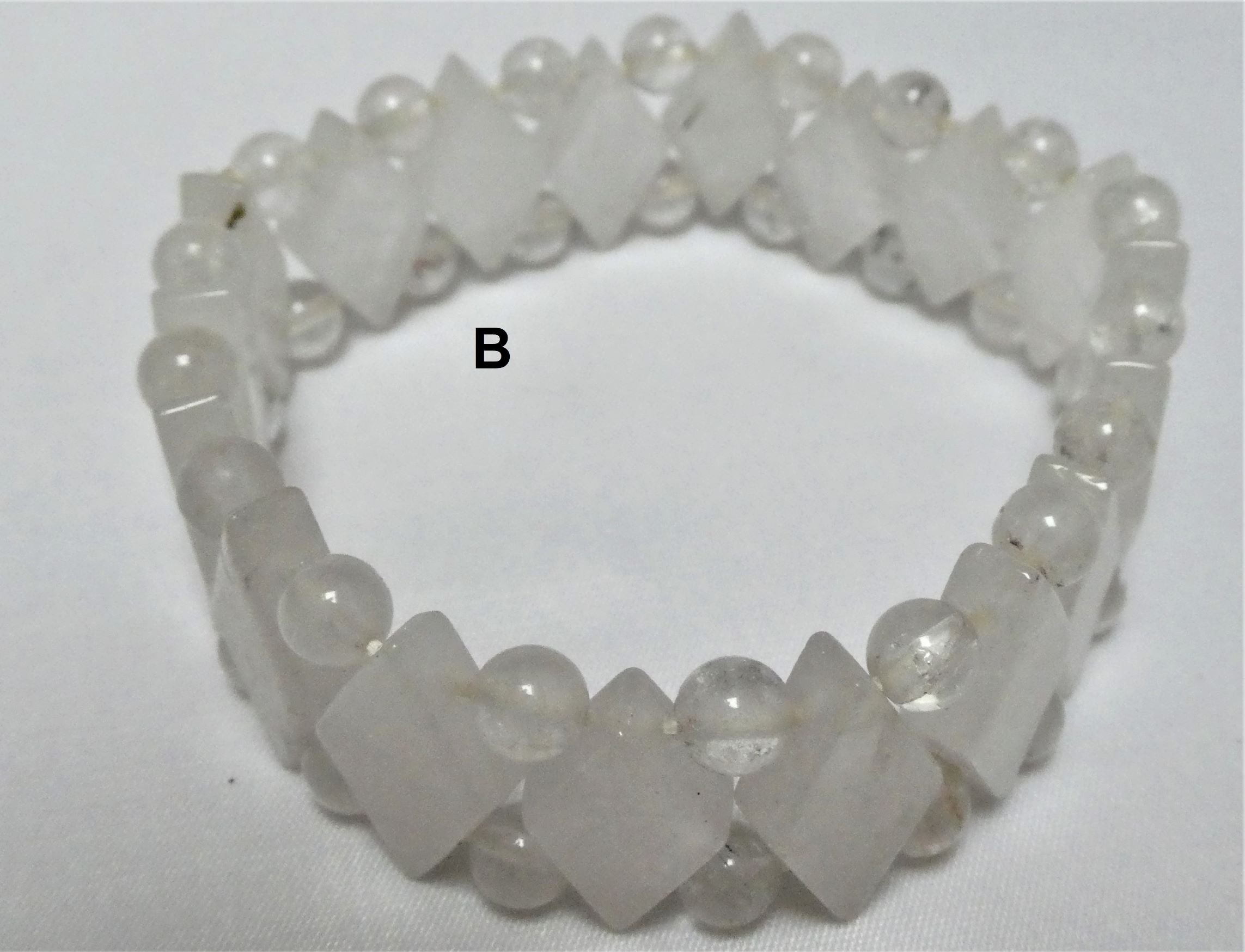 Bergkristall - Armband - Rauten