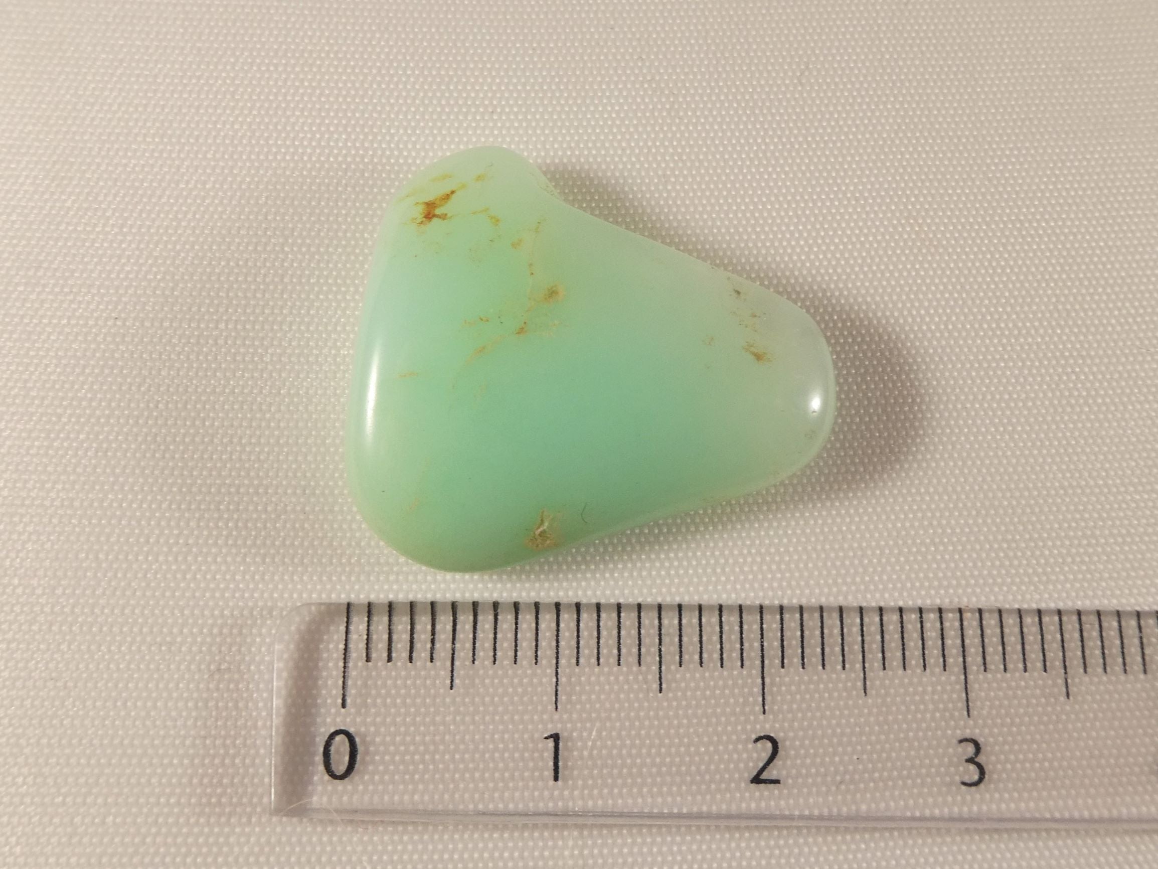 Chrysopras - Trommelstein groß